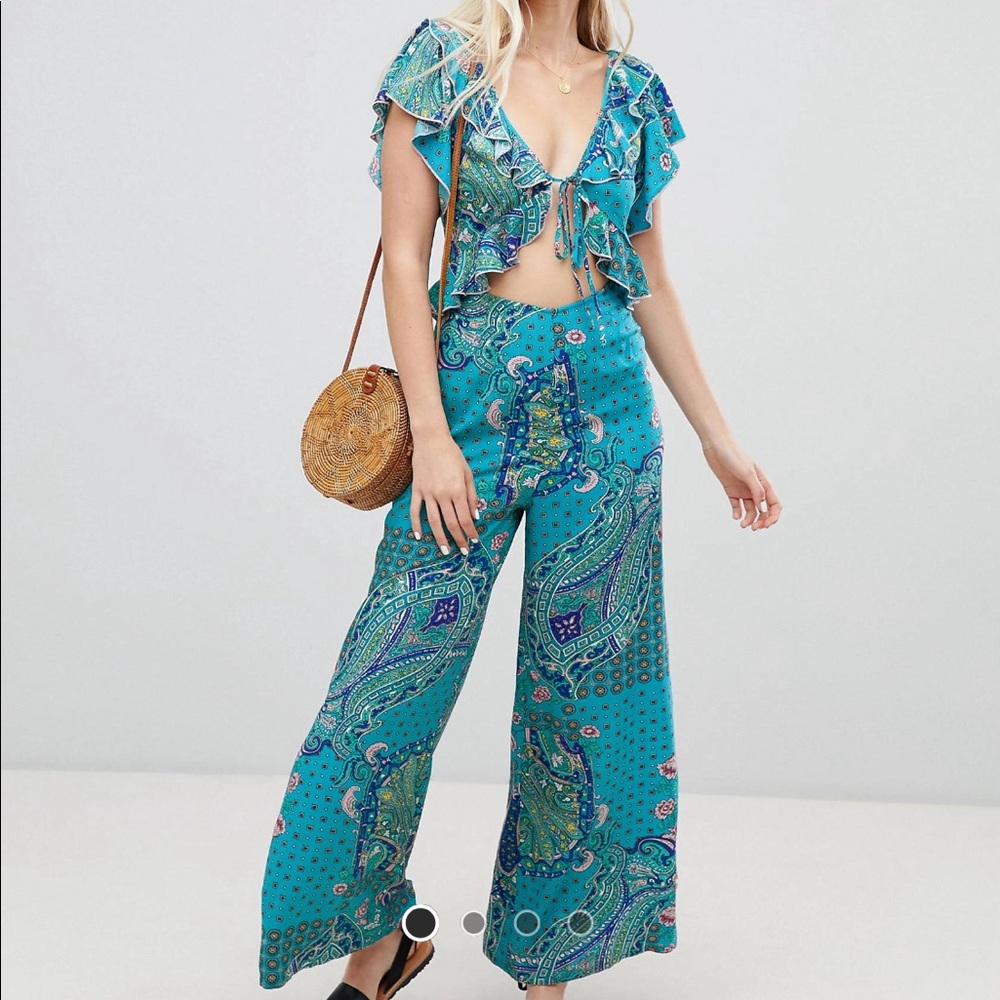 NWT Asos paisley jumpsuit